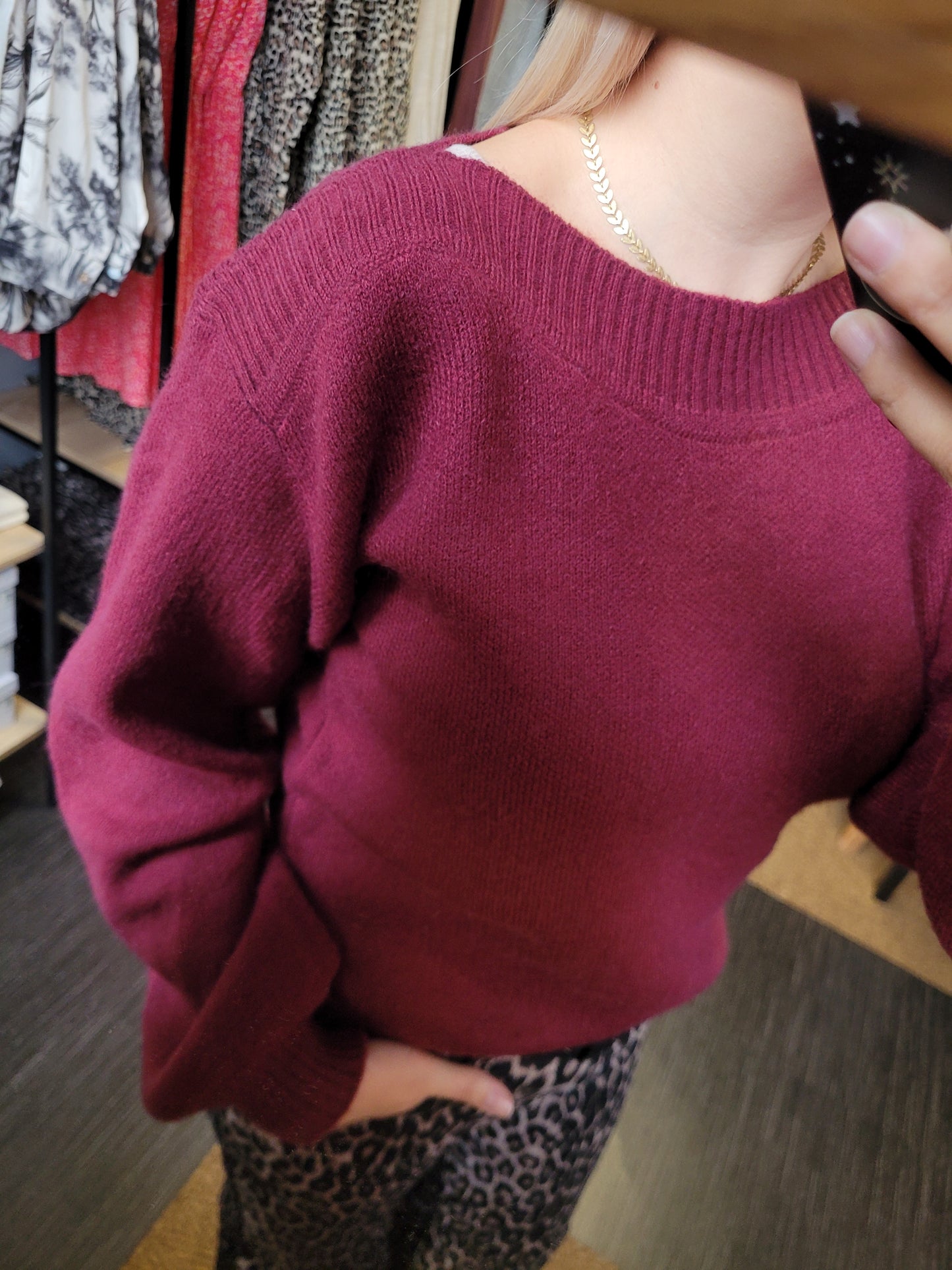 Pull Bordeaux